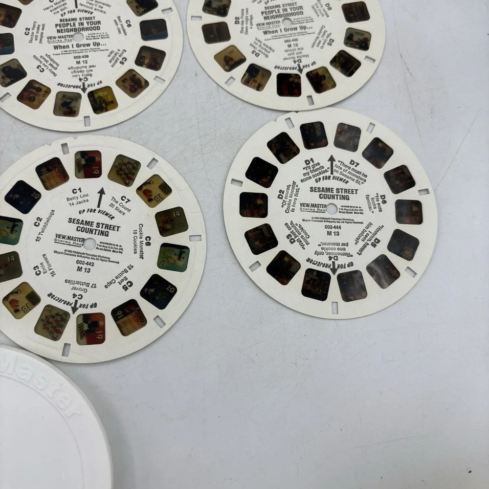 Vintage View Master Reels Sesame Street 3.5